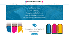 Desktop Screenshot of houseofuniforms.com.au
